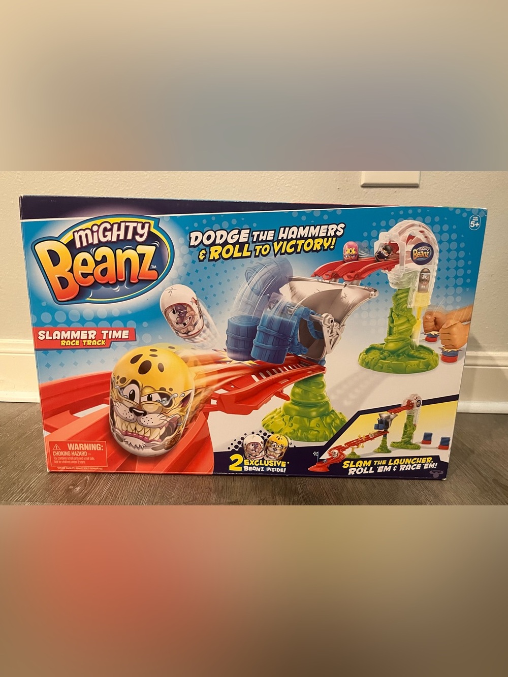 Mighty Beanz Slammer Time Race Track + Mighty Bean M120, Moose 2017